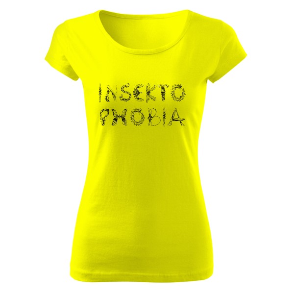 Tričko s potlačou Dámské triko Insektophobia