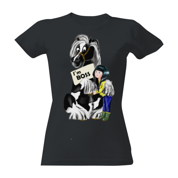 Tričko s potiskem Dámské triko irský cob