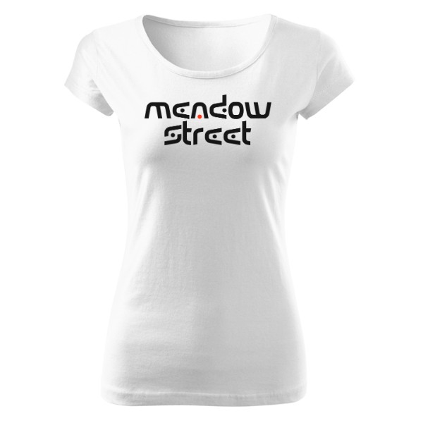 Tričko s potiskem Dámské triko s logem Meadow Street