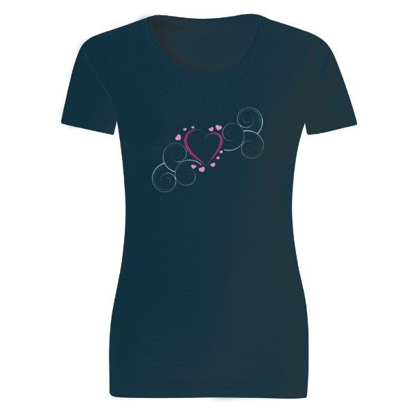 Tričko s potiskem Triko s motivy srdce