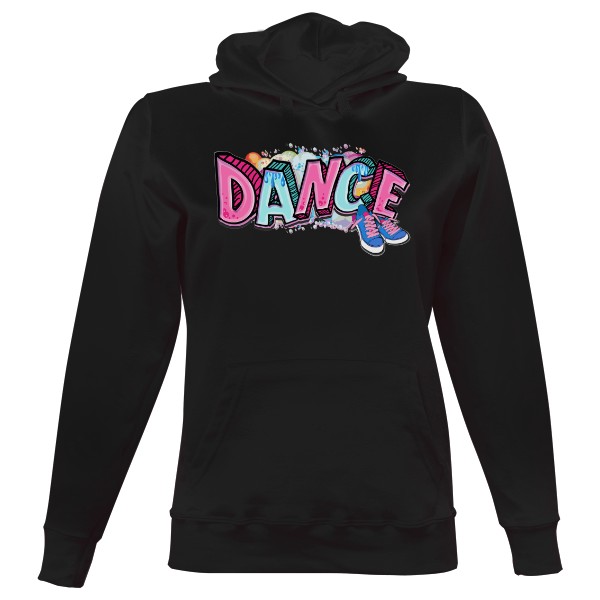 Dámská mikina s kapucí s potiskem Dance Ramirez hip hop