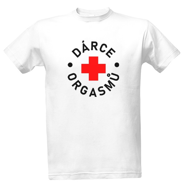Tričko s potiskem Dárce orgasmů