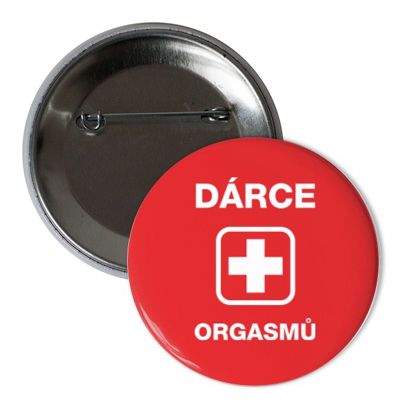 Dárce orgasmů - odznak