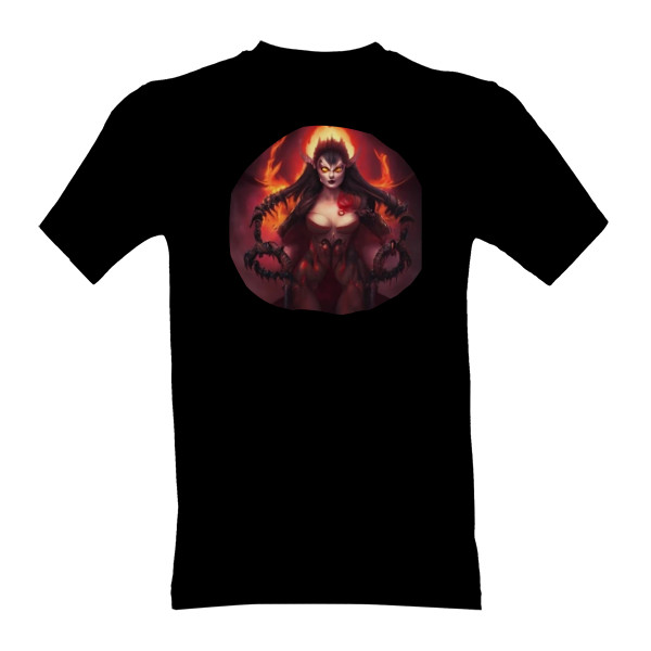 Tričko s potiskem Dark witch