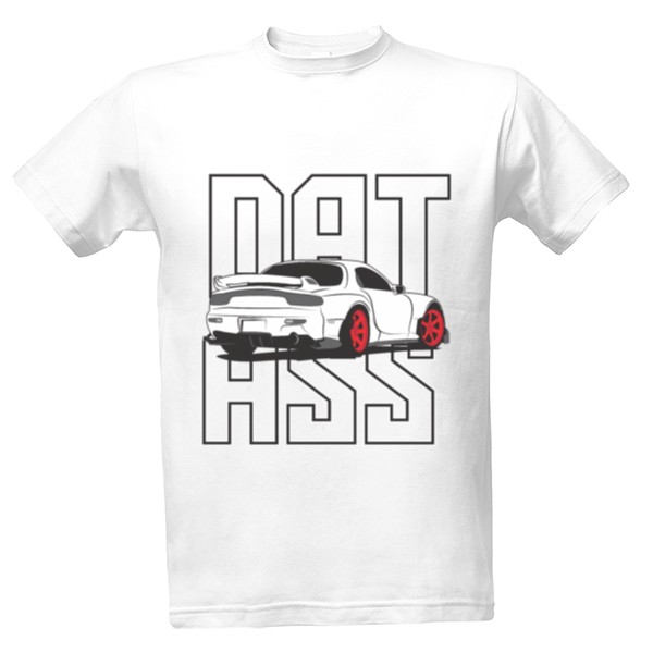 Tričko s potiskem DAT ASS 1