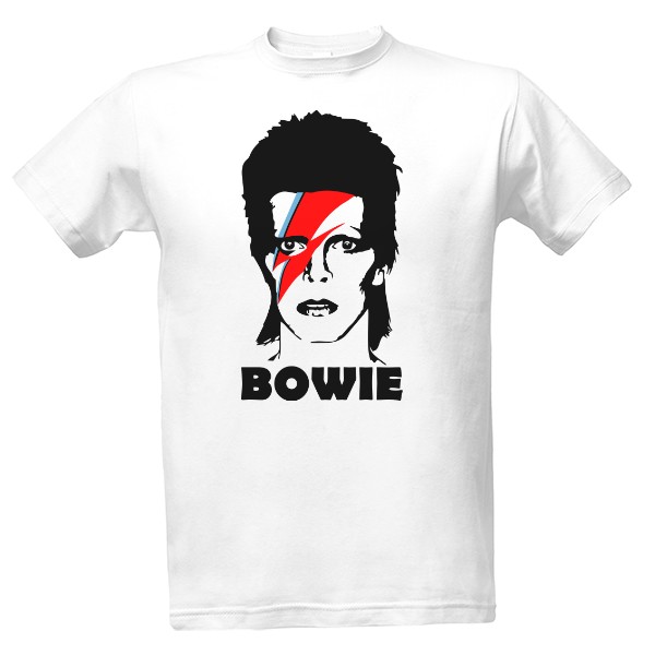 Tričko s potiskem David Bowie