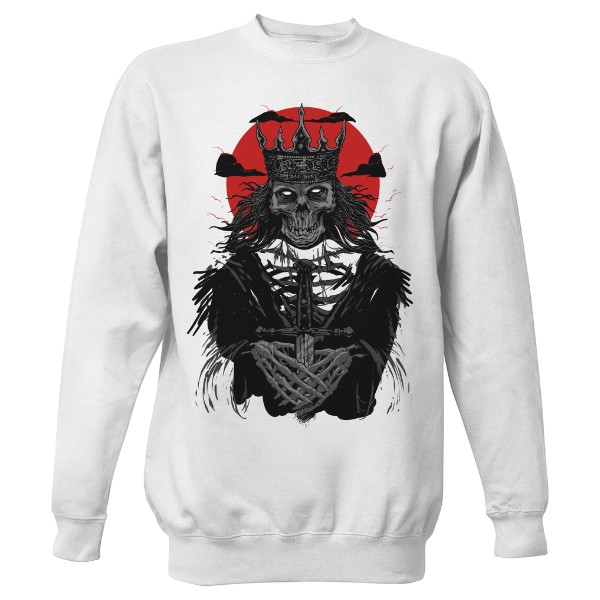 Mikina bez kapuce Unisex s potiskem Dead King classic ramirez bez kapuce hip hop