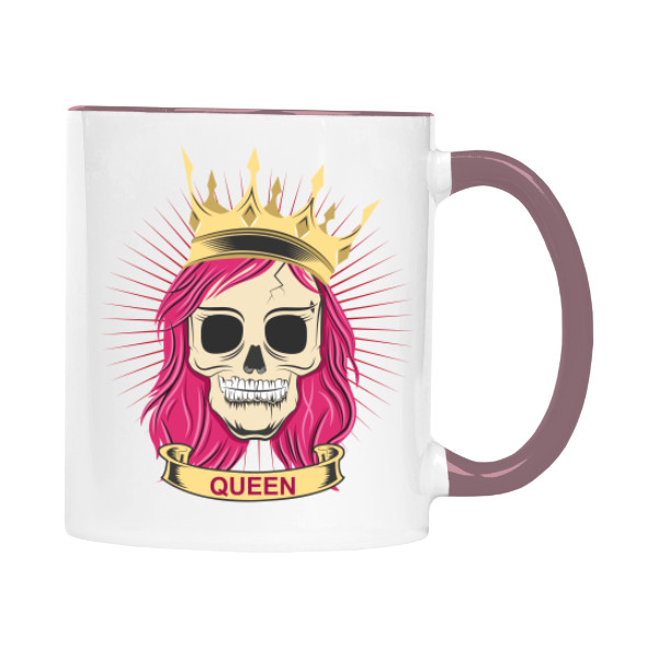 Hrnček malý farebný s potlačou Queen