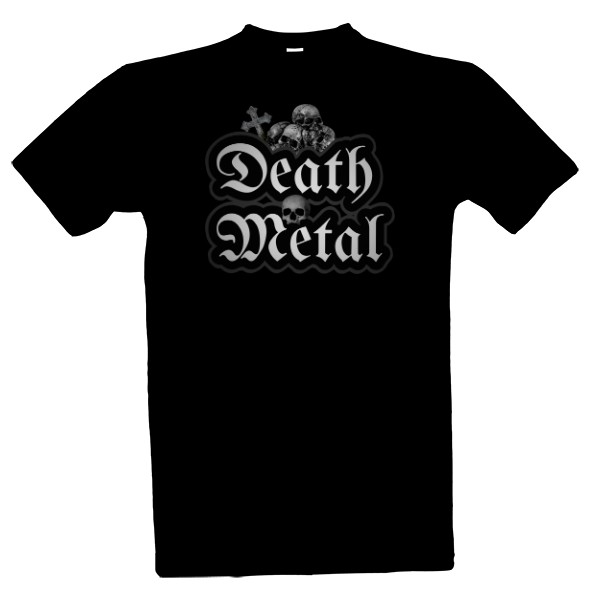 Death Metal music and skulls T-shirt
