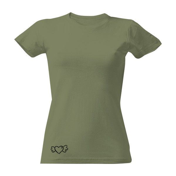 Dámské triko s decentním srdíčkem
