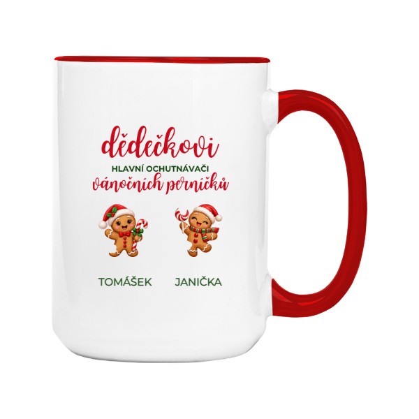 Dědečkovi hlavní ochutnávači perníčky 2 děti se jmény