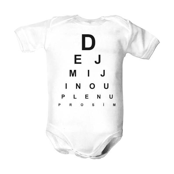 Dětské body  s potlačou Nový produkt