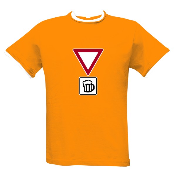 Tričko s potiskem Dej přednost pivu