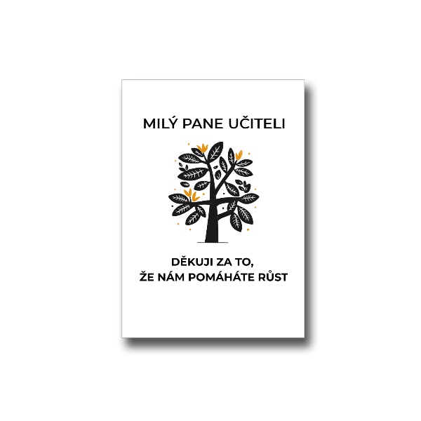 Děkuji že nám pomáháte růst