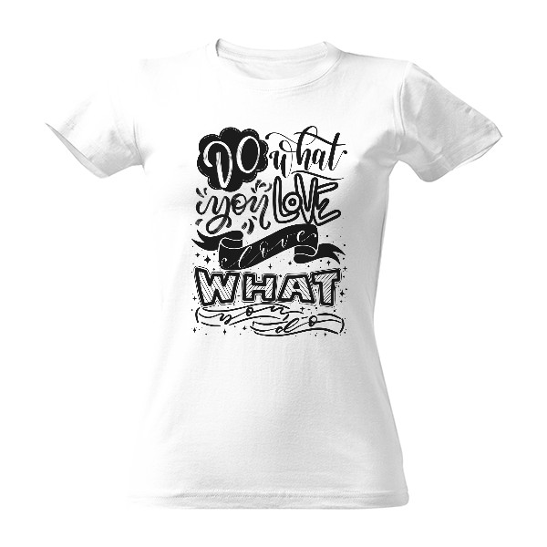 Dělej co miluješ - černobílé