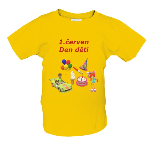 Tričko s potiskem Den dětí
