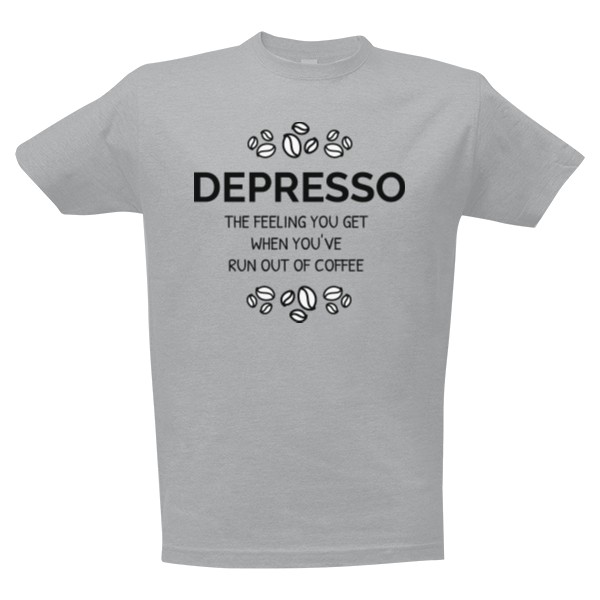 Tričko s potiskem Depresso