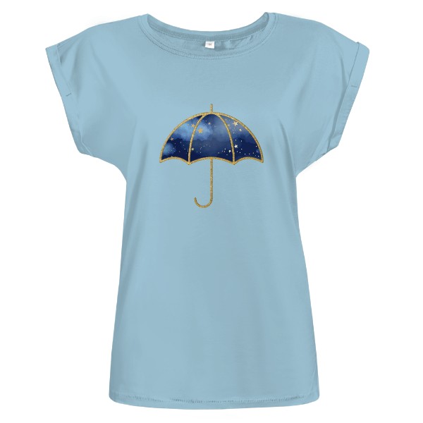 Tričko s potiskem Deštník