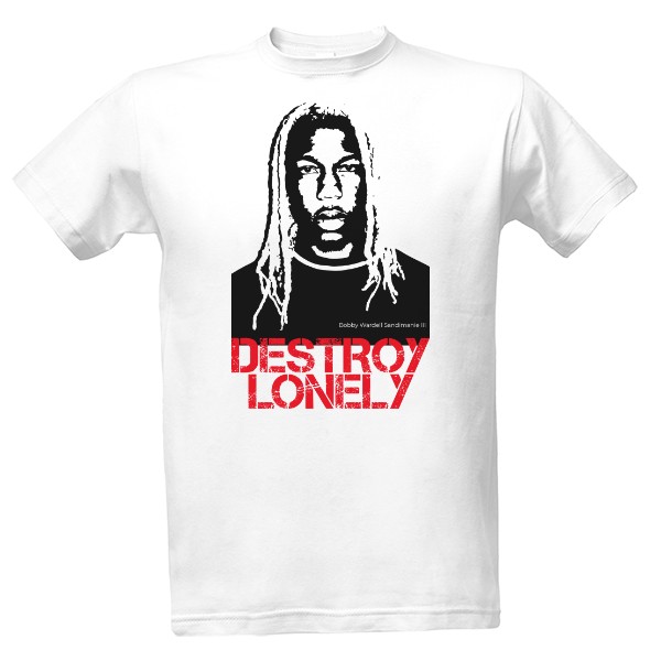 Tričko s potiskem DESTROY LONELY – Bobby Wardell Sandimanie 
