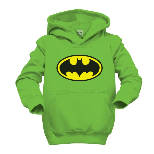 Dětská mikina s kapucí s potiskem Dětská mikina Batman znak