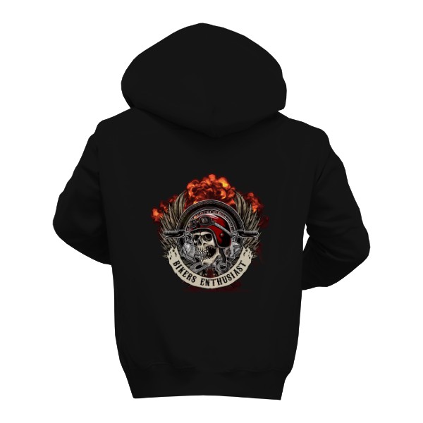 Dětská mikina biker potisk 