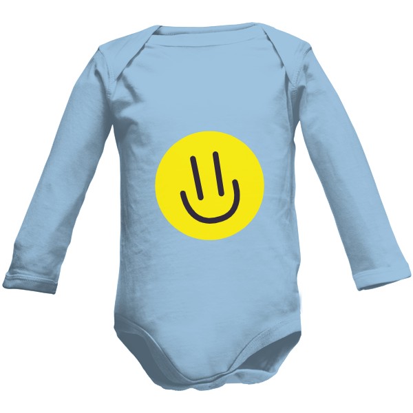 Dětské body Long  s potiskem Dětské body se smajlíkem