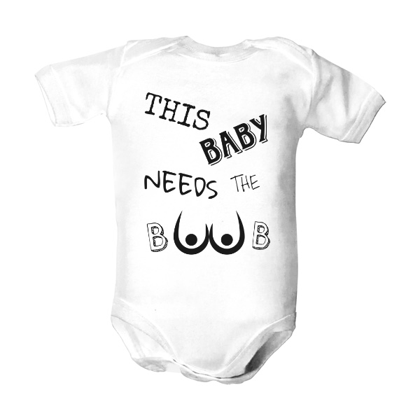 Dětské body  s potiskem Dětské dupačky Boob