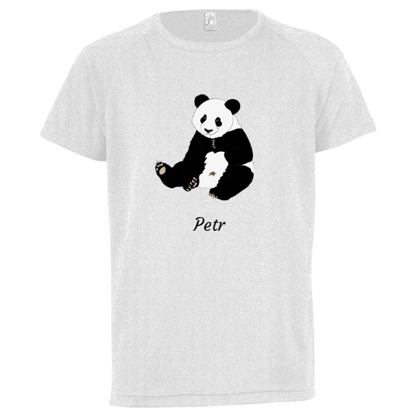 Dětské funkční tričko s potiskem Dětské funkční triko - Panda