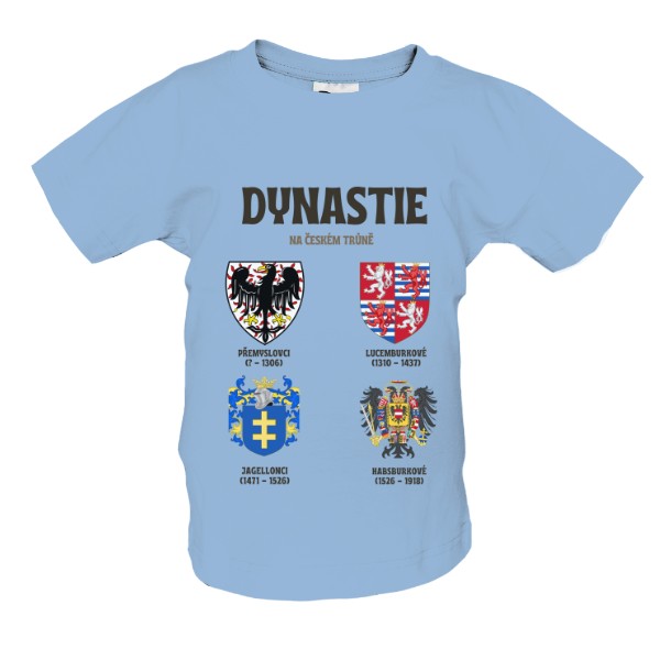 Dětské tričko čeští panovníci