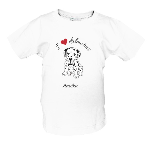 Tričko s potiskem Dětské tričko - Dalmatin