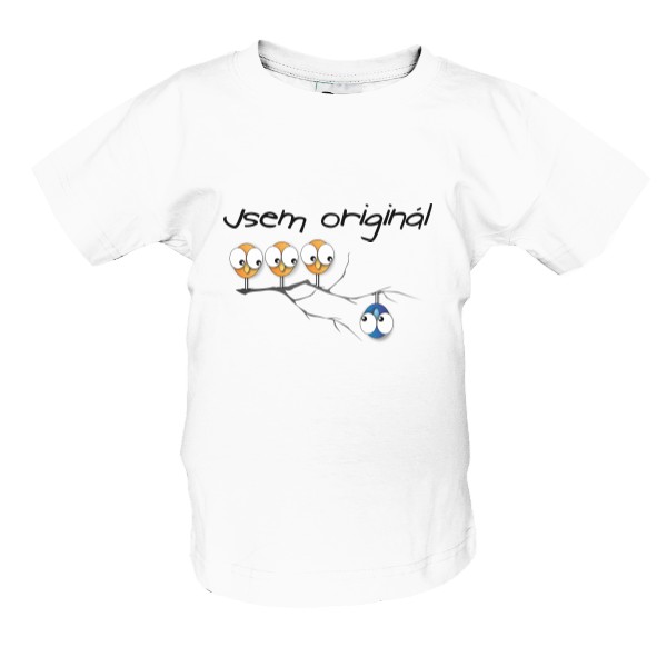 Tričko s potiskem Dětské tričko "originál"