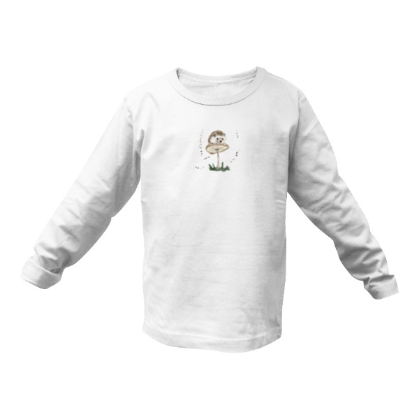 Tričko s potlačou Dětské tričko s dlouhými rukávy s ježečkem