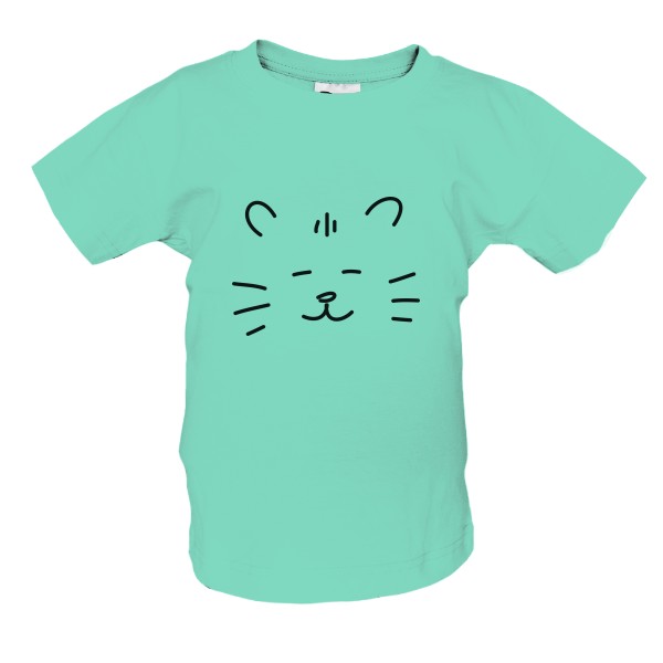 Dětské tričko s ilustrací kočičky