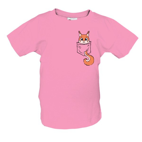 Dětské tričko s veverkou