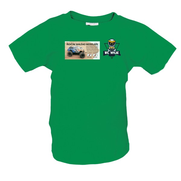 Tričko s potiskem Dětské triko s Logem a Řidičákem