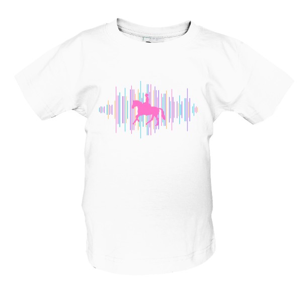 Dětské triko s růžovým koněm