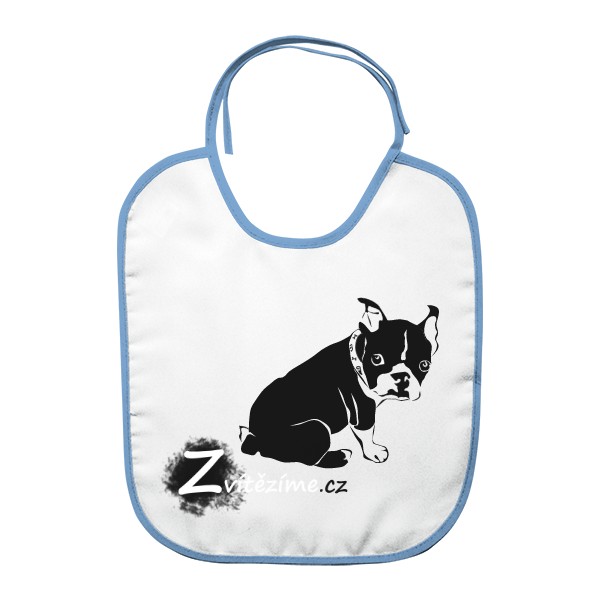 Bryndák s potiskem Dětský nákrčník Pug