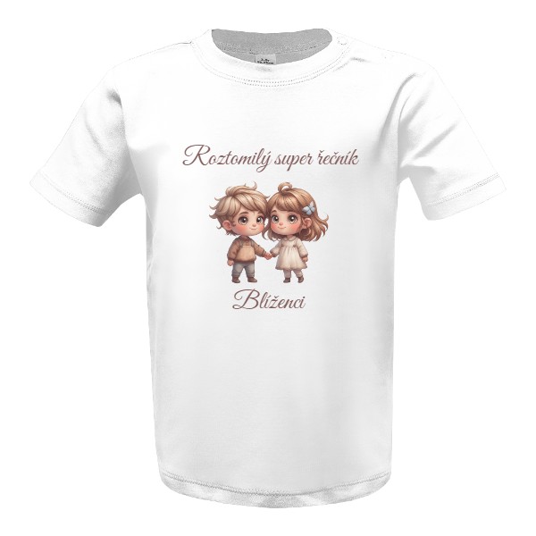 Tričko s potiskem Dětský zvěrokruh - Blíženci 