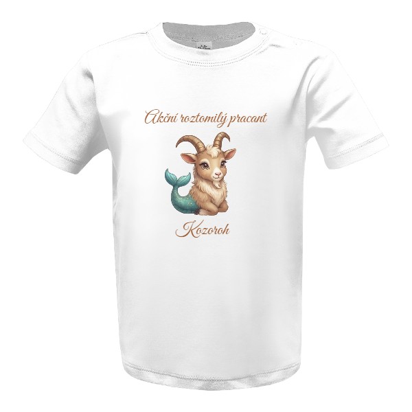 Tričko s potiskem Dětský zvěrokruh - Kozoroh