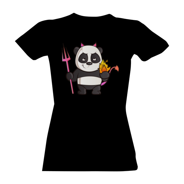 Tričko s potiskem Devil panda