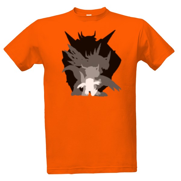 Tričko s potiskem "DIGIMON-COURAGE" 