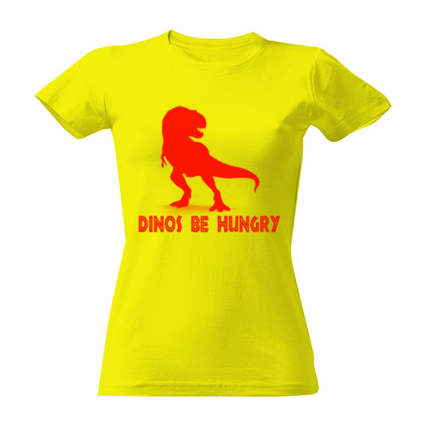 Tričko s potiskem "DINOS BE HUNGRY" 