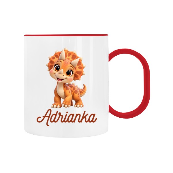 Dětský hrnek plastový  s potiskem Dinousaurus 