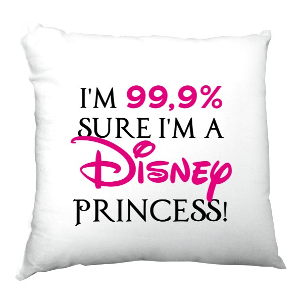 Vankúš saténový s potlačou Disney princess