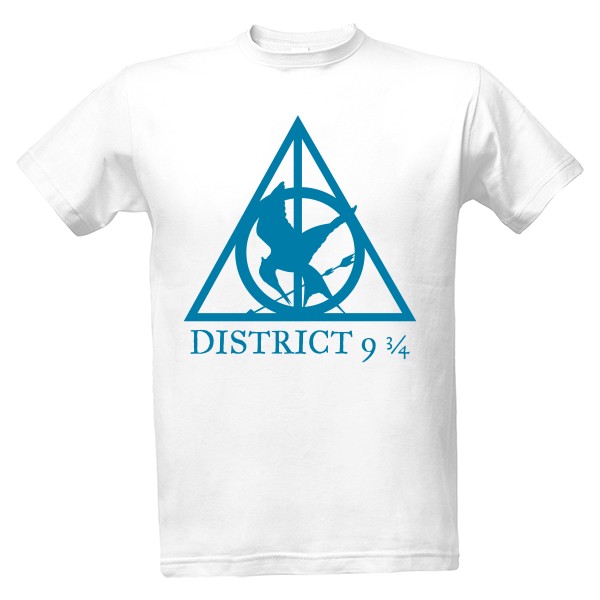 Tričko s potiskem District 9 3/4