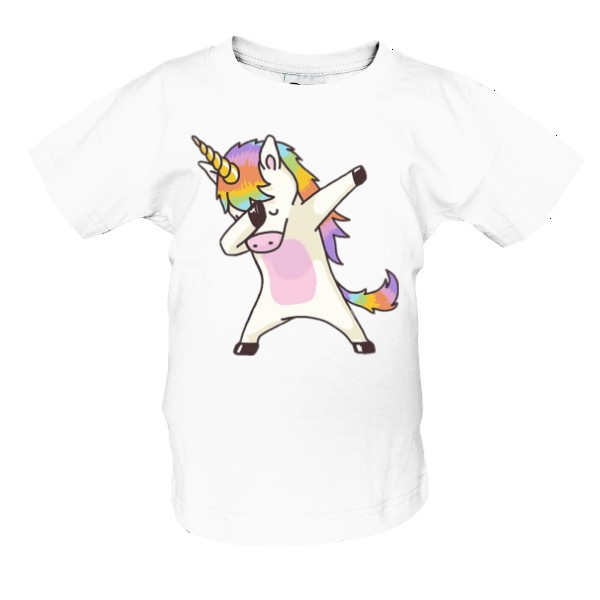 Tričko s potiskem Dívčí Unicorn Dab