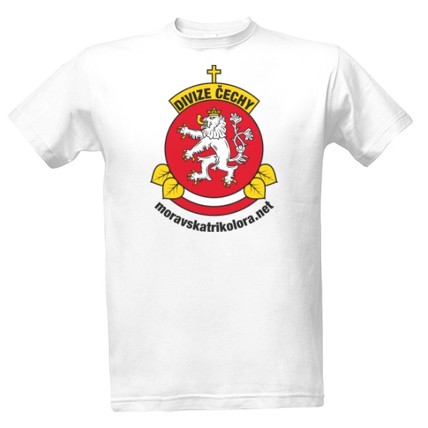 Tričko s potiskem Divize Čechy