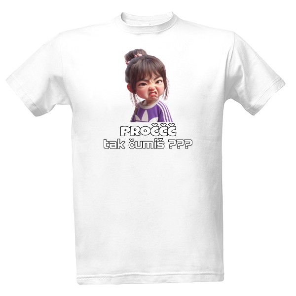 Tričko s potiskem Dívka 2