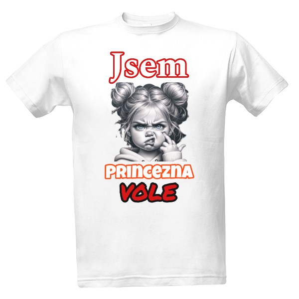 Tričko s potiskem Dívka 3