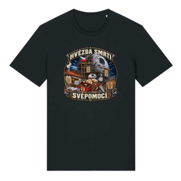 T-shirt DIY Death Star - the Czech galactic workshop